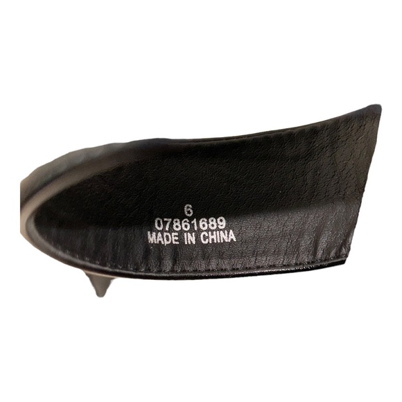 ASOS l Black Woven Pointed Toe Slide Loafers Size 6 - Picture 7 of 7